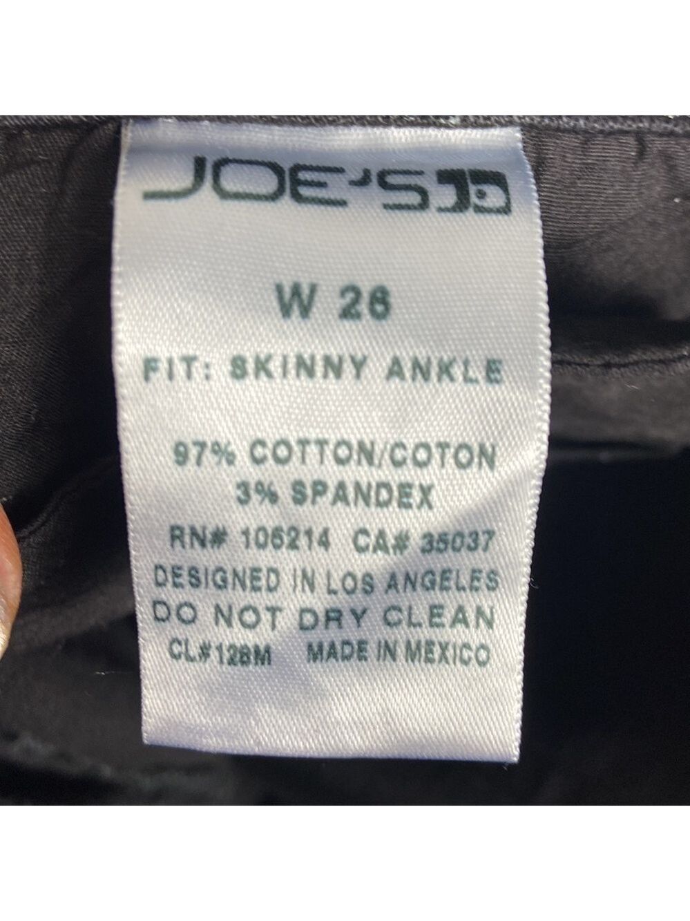 Joe’s Jeans Skinny Ankle Coated Jeans Size 26 - Picture 4 of 8